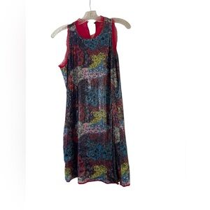 ADOLFO DOMINGUEZ multi color sequin dress. Size 38.